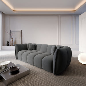 CORD VELVET Dark Grey