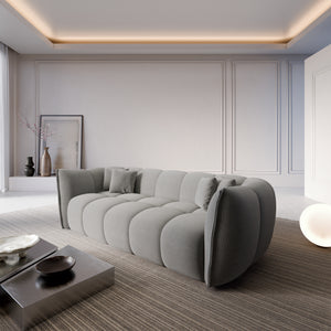 CORD VELVET Light Grey
