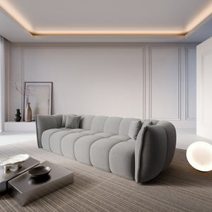 CORD VELVET Light Grey