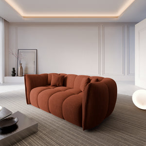 STRUCTURED FABRIC Terracotta