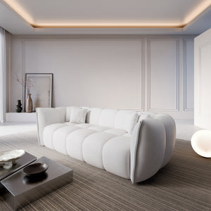 REAL LEATHER White
