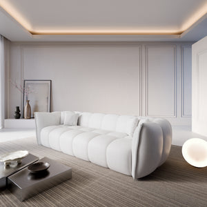 REAL LEATHER White