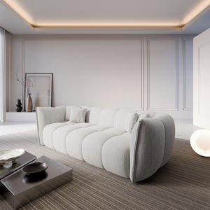STRUCTURED FABRIC White