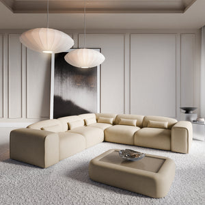 REAL LEATHER Beige