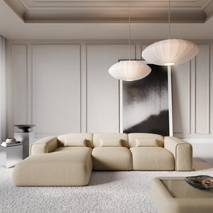 REAL LEATHER Beige