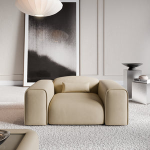REAL LEATHER Beige