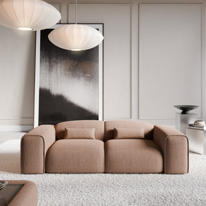STRUCTURED FABRIC Brown