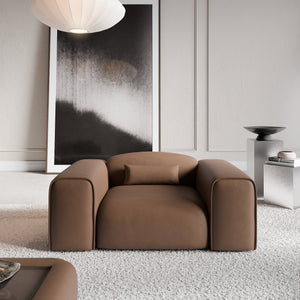 REAL LEATHER Choco Brown