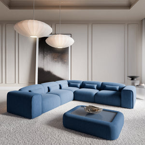 STRUCTURED FABRIC Dark Blue