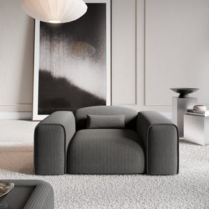 CORD VELVET Dark Grey