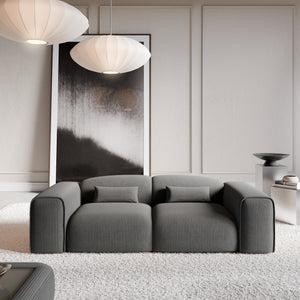 CORD VELVET Dark Grey