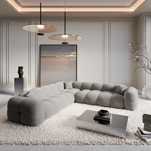 CORD VELVET Light Grey