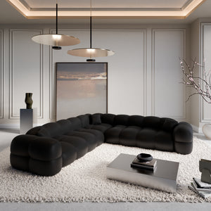 REAL LEATHER Black