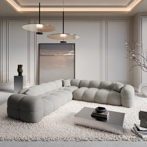 STRUCTURED FABRIC Light Grey