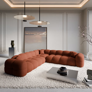 STRUCTURED FABRIC Terracotta