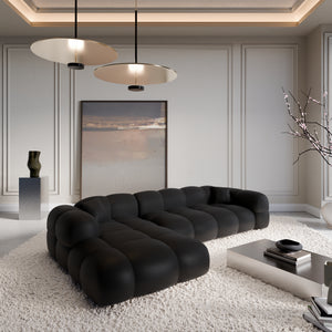 REAL LEATHER Black