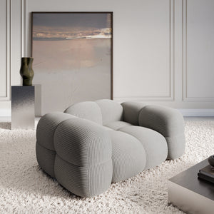 CORD VELVET Light Grey