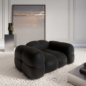 REAL LEATHER Black
