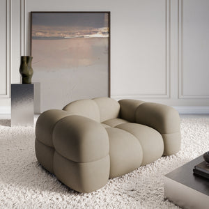 REAL LEATHER Dark Beige