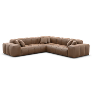 REAL LEATHER Choco Brown