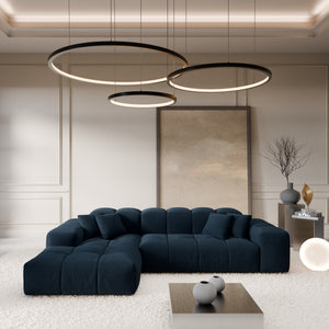 CORD VELVET Dark Blue