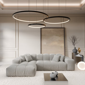 CORD VELVET Light Grey