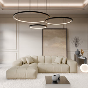 REAL LEATHER Beige