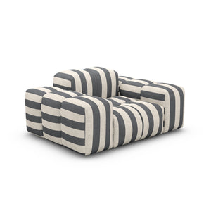 LINEN Stripes Grey Sand