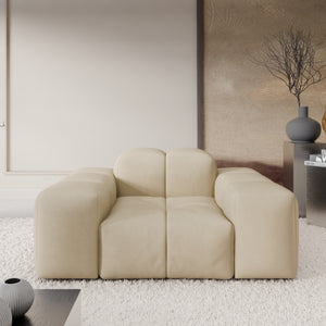 REAL LEATHER Beige