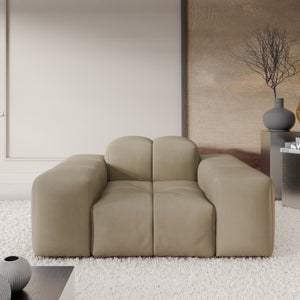 REAL LEATHER Dark Beige
