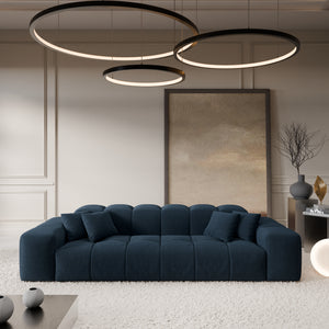 CORD VELVET Dark Blue