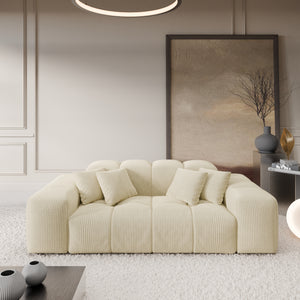 CORD VELVET Light Beige