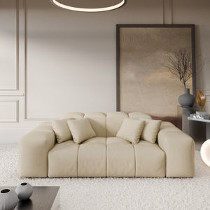 REAL LEATHER Beige