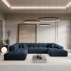 CORD VELVET Dark Blue