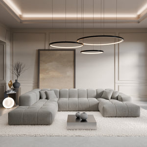 CORD VELVET Light Grey