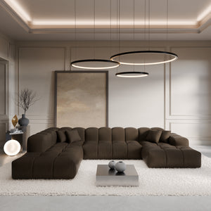 REAL LEATHER Dark Brown