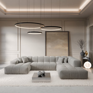 CORD VELVET Light Grey