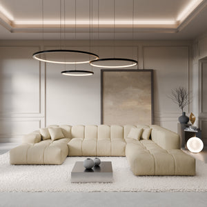 REAL LEATHER Beige