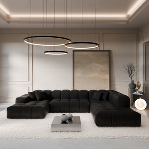 REAL LEATHER Black