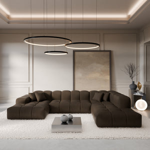 REAL LEATHER Dark Brown