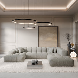 STRUCTURED FABRIC Light Grey