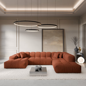 STRUCTURED FABRIC Terracotta
