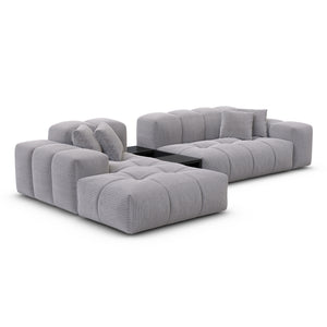 CORD VELVET Light Grey