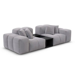 CORD VELVET Light Grey