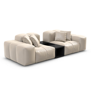 REAL LEATHER Beige