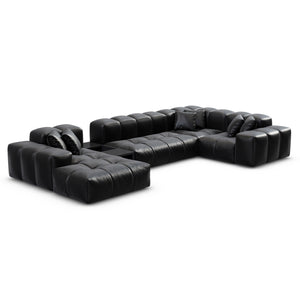 REAL LEATHER Black