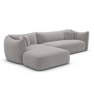 CORD VELVET Light Grey