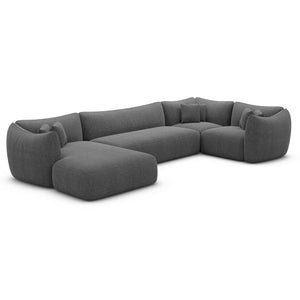 STRUCTURED FABRIC Anthrazit