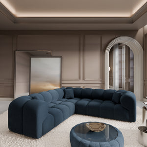 CORD VELVET Dark Blue