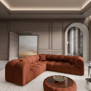 STRUCTURED FABRIC Terracotta